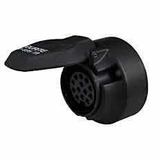 13 Pin Plastic Caravan Socket - 12V