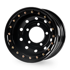 15x10 Tuff Torque Imitation Beadlock in Black - 5x165 ET-32