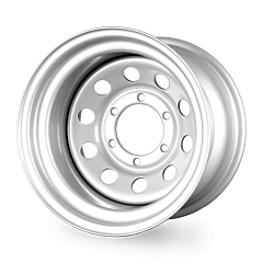 15x10 Tuff Torque Modular Steel in Silver - 6x139.7 ET-32