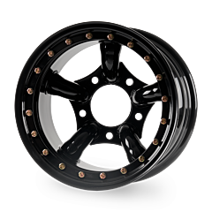 16x10 Challenger True Beadlock in Black - 5x165 ET-32