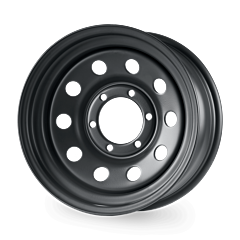 16x8 Tuff Torque Modular Steel in Satin Black - 6x139 ET0
