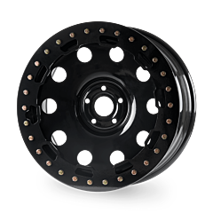 20x9 Tuff Torque Imitation Beadlock in Black - 5x120 ET40