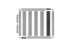 Rival - Roof Rack Extension Kit For Platform 1235x1430 Extending it to 1475x1430