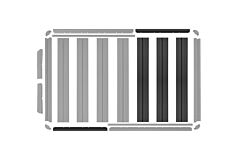 Rival - Roof Rack Extension Kit For Platform 1235x1430 Extending it to 1955x1430