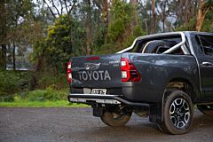 ARB - Toyota Hilux Summit Raw Rear Step Towbar - Suits OEM Towbar