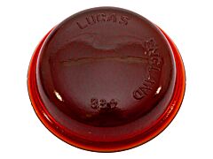GLASS LENS RED