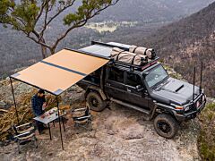ARB - Black Aluminium Awning 2m X 2.5m (**With Light**)