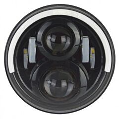 Aurora - 7" LED Headlight LHD With Halo