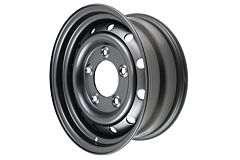ROAD WHEEL - STEEL - WOLF STYLE - BLACK
