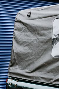 Exmoor Trim -  110" Full PVC Hood With Side Windows - Black