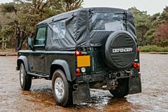 Exmoor Trim - 90" Full PVC Hood With Side Windows - Black