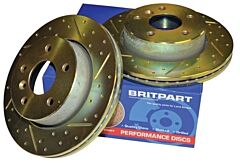 Britpart Performance Brake Discs suits Range Rover L322 - 2010 - 2012
