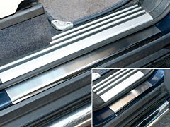 LOWER SILL STEP COVERS BRUSHED FINISH - RR02