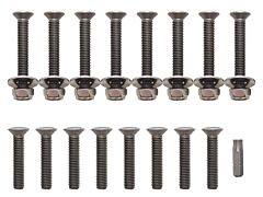 Stainless Steel Defender Front Door Bolt Kit 90 - 07 On