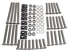 Britpart Stainless Steel Defender Front & Rear Door Bolt Kit 110