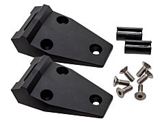 Defender Billet Bonnet Hinges - Black