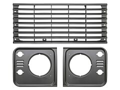 Defender Grill & Light Surround Set - Brunel Grey