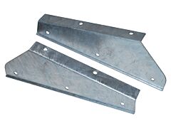 Defender Front Mudflap Brackets Galvanised