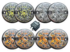 CLEAR LENS LED LIGHT KIT - SERIES - DEF87 ON