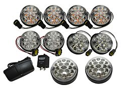 Wipac - DELUXE LED LIGHT KIT CLEAR LENS - SERIES - DEF 87 ON