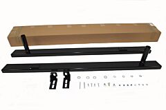 DA1307 - Defender 90 Rock Sliders In Black