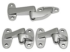 Rear End Door Hinge Kit Polished Stainless DA1392 