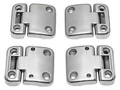 Defender / Series 3 Stainless Steel Door Hinges Set of 4  Front row DA1951