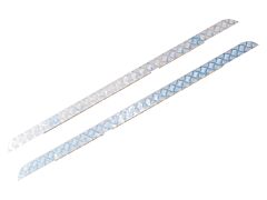 Britpart Series Chequer Plate Side Sill Set 109"