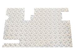 Britpart Defender Tailgate Chequer Plate - With Wiper 02 On