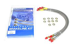 STAINLESS BRAKE HOSE KIT - D1 - TO JA034313