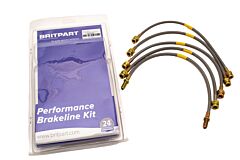 STAINLESS BRAKE HOSE KIT + 40 - D1  - 92-95 KA034314 - LA081991