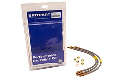 STAINLESS BRAKE HOSE KIT - S2/3 SWB 1960-1979 - IMPERIAL