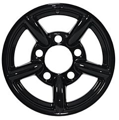 ZU - Land Rover Defender / Discovery 1 Alloy Wheel -  16x7 Gloss Black