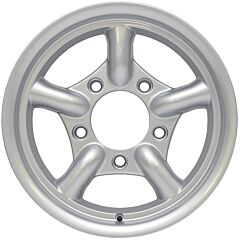 8x16 MACH 5 ALLOY RIM SILVER
