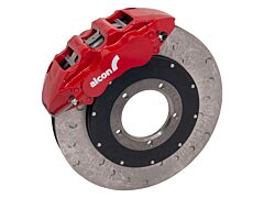 RED 18 INCH 6 PISTON FRONT KIT - DEF TD5 ON