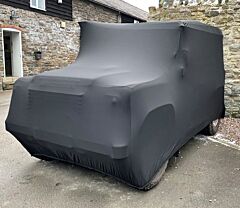 SUPER SOFT STRETCH INDOOR CAR COVER - BLACK