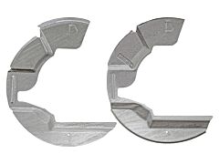 GALVANIZED MUDSHIELDS - PAIR - DEF TO KA
