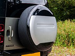 GLOSS BLACK & SILVER WHEEL COVER - DEF20