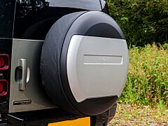 MATTE BLACK & MATTE SILVER WHEEL COVER - DEF20