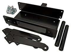 Demountable low line winch tray