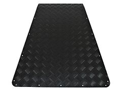 Britpart Defender Chequer Plate Bonnet All to 2006 - Black 