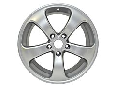 ALESSIO 5 STAR 8.5 X 18 WHEEL SILVER