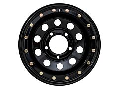 16x10 IMITATION BEADLOCK GLOSS BLK WHEEL