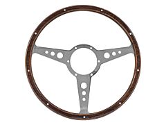 Mountney 15" Riveted Wood Steering Wheel