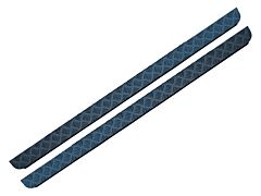 Britpart Defender 90 Chequer Plate Sills Pair - Black
