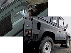 CHEQUER PLATE KIT - DEF 90 TO 2006 - BLACK