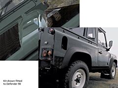 Britpart Defender Chequer Plate Kit For 110 - Black - 3mm