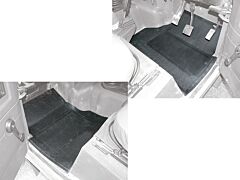 FRONT RUBBER MATS PAIR - DEF LT77 GEARBOX