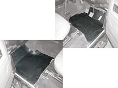 FRONT RUBBER MATS PAIR - DEF 93 ON
