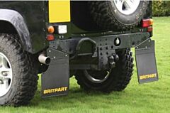 Pair Of Britpart Mudflaps -Yellow Logo